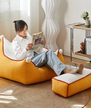 ชุดโซฟา beanbag ผ้าขนแกะ