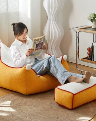 ชุดโซฟา beanbag ผ้าขนแกะ