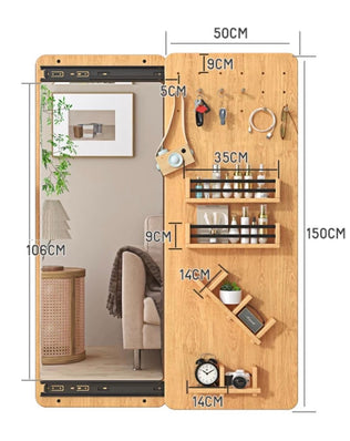 กระจกติดผนัง MR002