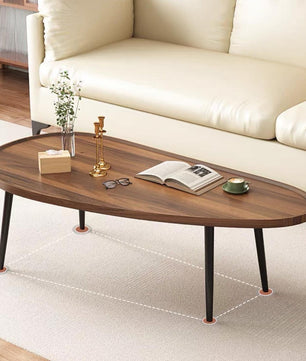 โต๊ะกลางโซฟา wood Ellipse TB025