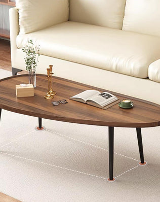โต๊ะกลางโซฟา wood Ellipse TB025