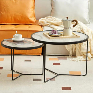 โต๊ะกลางโซฟา กระจก TB005