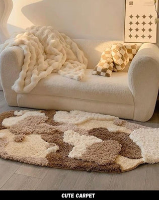 พรมขนหนานุ่ม สลับระดับ ไล่สี