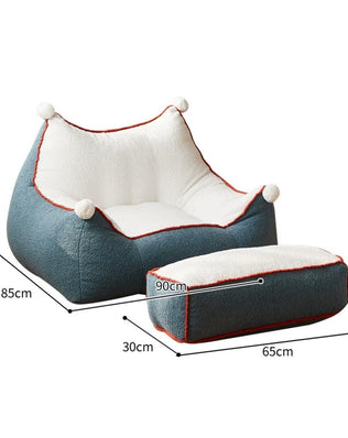 ชุดโซฟา beanbag ผ้าขนแกะ