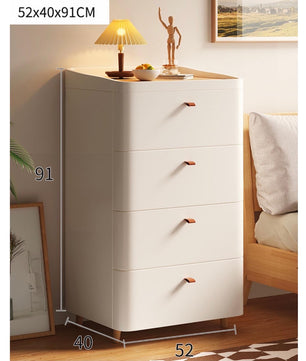 ตู้ลิ้นชักเก็บของขาไม้ RL039