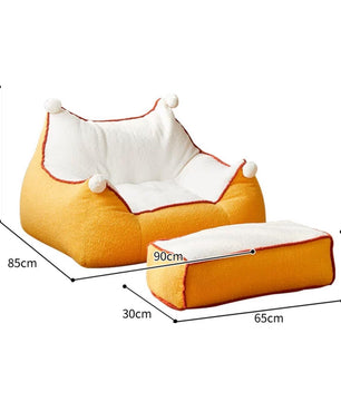 ชุดโซฟา beanbag ผ้าขนแกะ