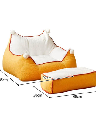 ชุดโซฟา beanbag ผ้าขนแกะ