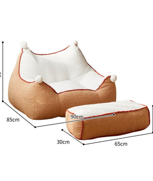 ชุดโซฟา beanbag ผ้าขนแกะ