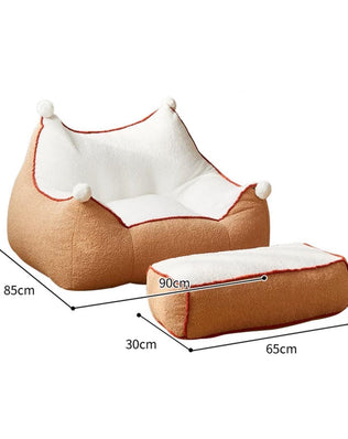 ชุดโซฟา beanbag ผ้าขนแกะ