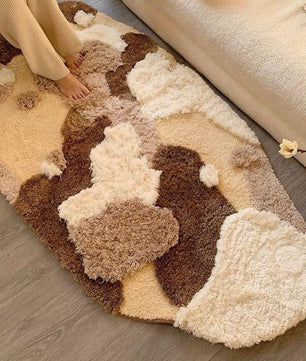 พรมขนหนานุ่ม สลับระดับ ไล่สี