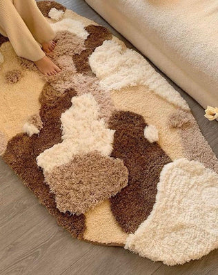 พรมขนหนานุ่ม สลับระดับ ไล่สี